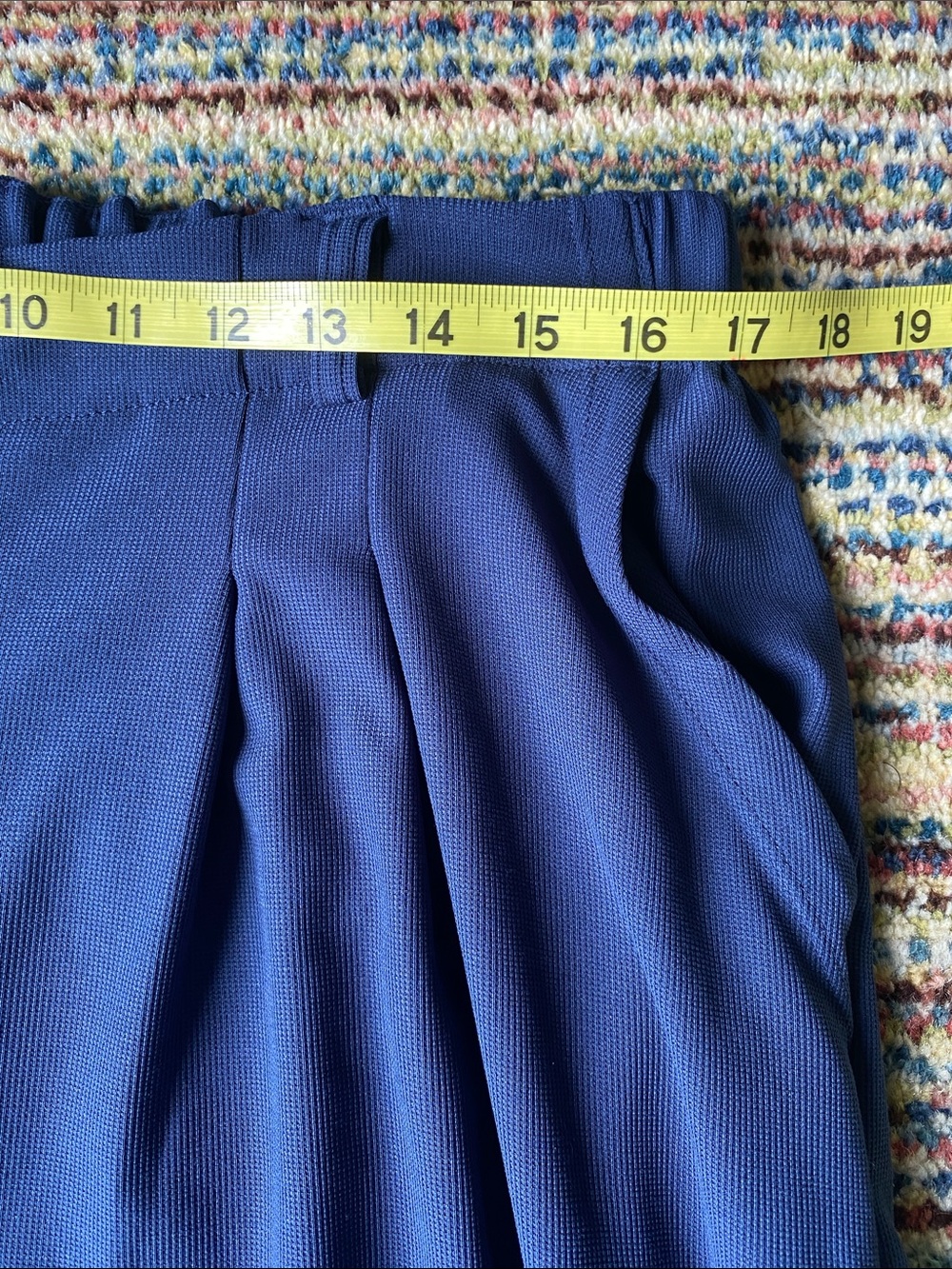 HALARA Navy Elastic Waist Wide Leg Bottoms XL - Picture 7 of 8